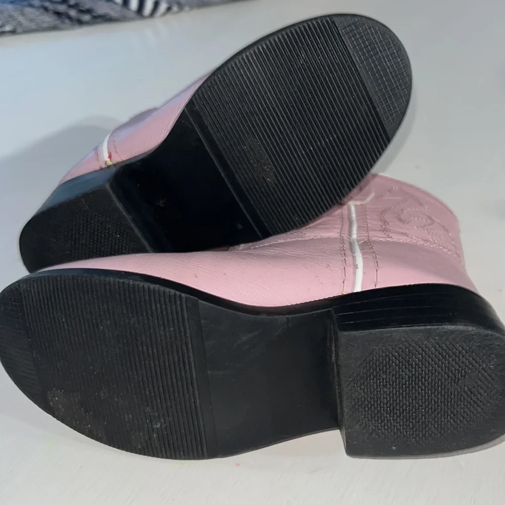 Masterson Boot Co. girls’ pink leather boots 5.5